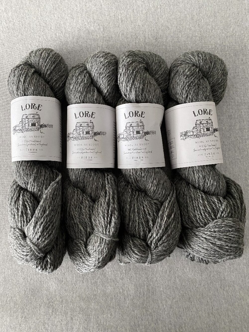 NWT The Fibre Co. Lore Colour 200 Pensive Lot of 4